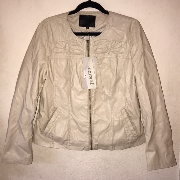 lavand Jackets & Blazers - Lavand faux leather jacket NWT